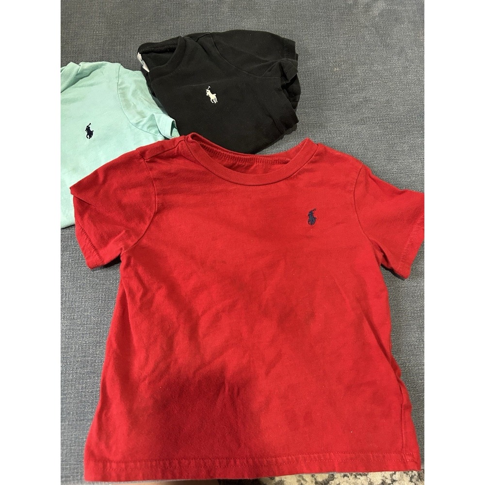 Lot‎ Of 4 Boys Polo Ralph Lauren Short Sleeve Tshirts Size 18/24 Months - Picture 5 of 7